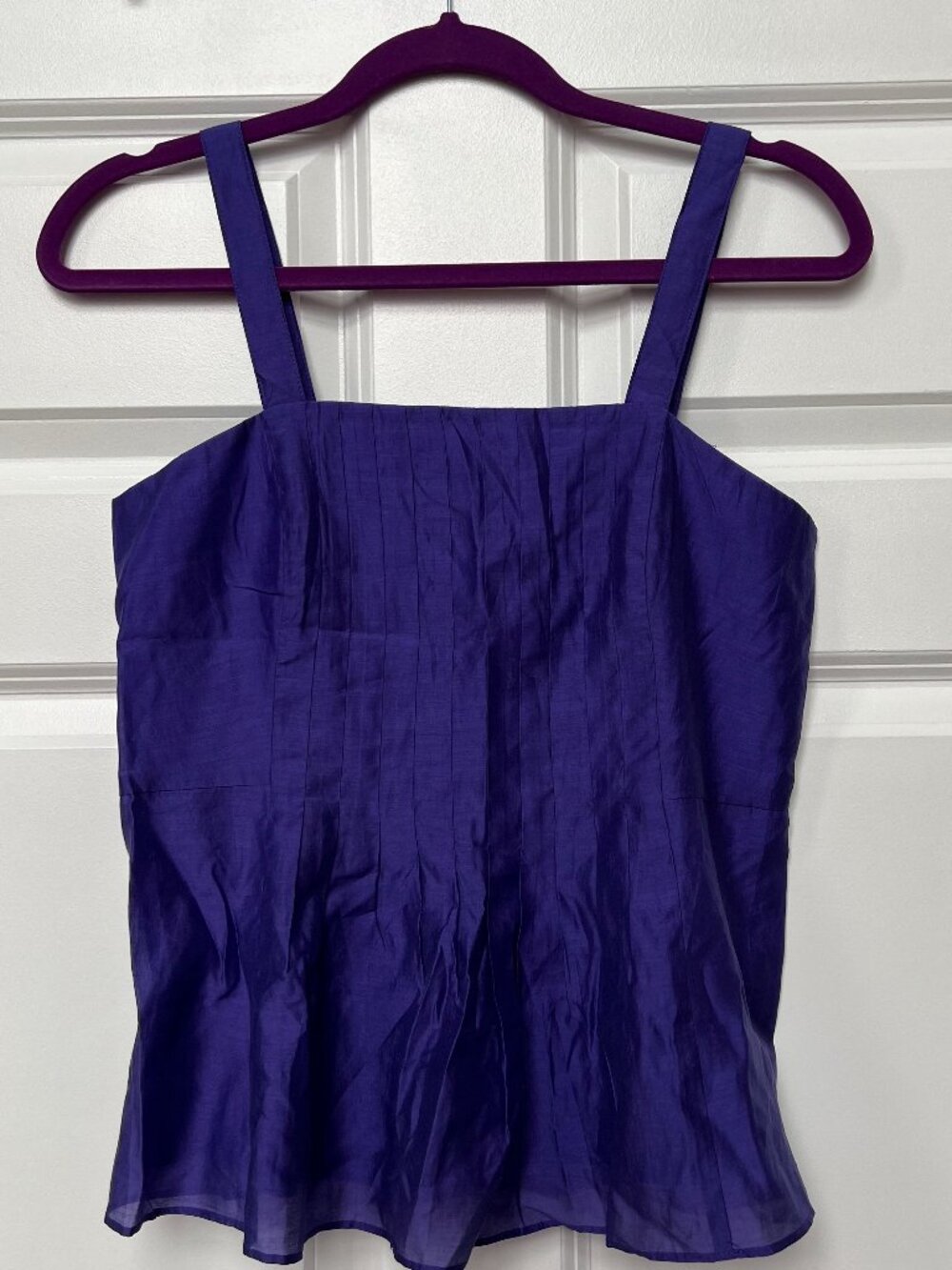 Banana Republic Purple Pleated Cami